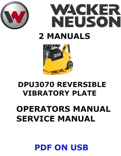 Wacker neuson dpu3070 - wacker,